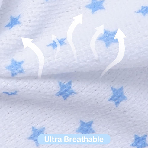 Viviland Baby Washcloths, Super Soft Baby Bath Towels for Newborn 24 Pack, Absorbent Face & Body Wash Cloth for Baby Boy, Whale Bro Pattern, 9 x 9...