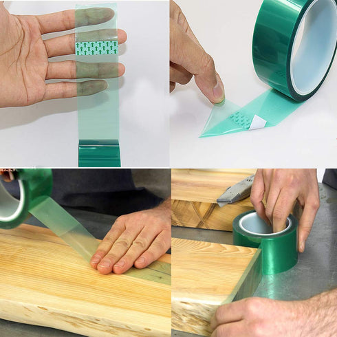 Resin Tape for Epoxy Resin,Traceless Silicone Thermal Adhesive Tape for Making River Tables Hollow Frame Bezels Epoxy Resin Craft Pendant...