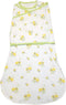 Swaddle Sack for Baby Babies 3-Ways Adjustable Swaddling Sleeping Bag Cotton Wearable Blanket for Newborn Boys and Girls (Yellow, 6-12 Months)...