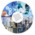 500PCS 75X75mm Non-Absorbent Nitrogen-Free Gloss Paper Sheets Cellulose Weighing Paper Weighing Paper for Scale Measurement Samples Transfer Labor...