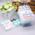 6 Pack Contact Lens Case, Portable Spin Top Contact Lenses Cases with Remover Tool Tweezers Contact Solution Bottle Clear Contacts Storage Kit for...