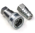 Hydraulic Coupler 1/4 NPT ISO 5675, CEKER Quick Connect Pioneer Style Agricultural Hydraulic Coupling Tractor Couplers...