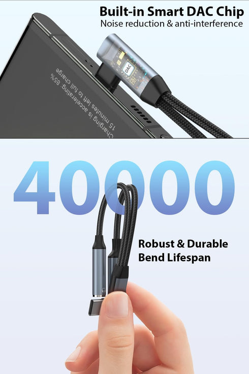 MTAKYI iPhone 15 Headphone Adapter, 2 in 1 USB C to 3.5mm Headphone and Charger Adapter HiFi DAC with 60W Fast Charging Dongle Adapter Compatible ...