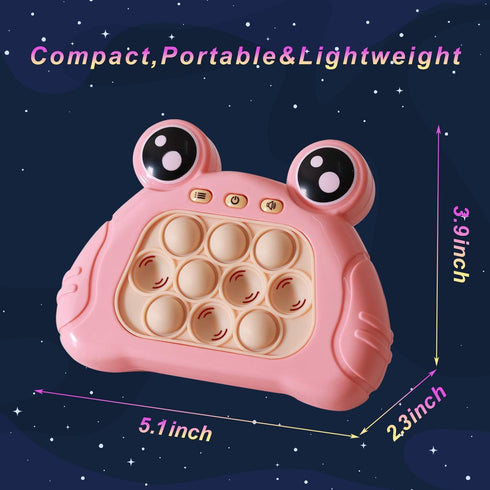 Quick Push Console with Instant Sound Feedback | Handheld Fast Speed Pushing Game | Pop The Target Interactive Educational Sensory Fidget Toy for ...