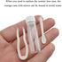 HAHIYO Contact Lens Case Box Holder Kit with Mirror Durable Leakproof Light Convenient Left/Right Eyes Contact Lens Container Soak Storage Kit wit...