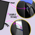 ggomaART Car Side Window Sun Shade - Universal Reversible Magnetic Curtain for Baby and Kids with Sun Protection Block Damage from Direct Bright S...