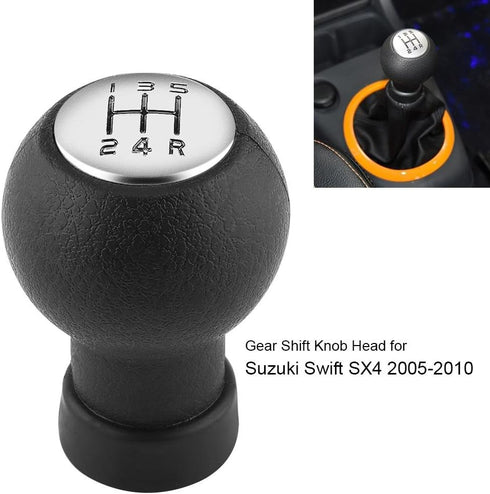 Manual Shift Knob,5 Speed Car Gear Shift Shifter Knob Stick Head Replacement Gear Stick Shift Lever Knobs for SX4 2005 2010 Stick Shift Knob 1982 ...