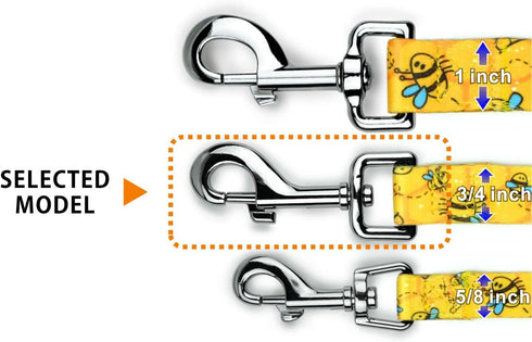 Garwor Heavy Duty Chrome Swivel Snap Hooks with Spring 3/4" 4 Pcs,Trigger Clip Snaps Dog Leashes Key Chain for Linking Pet Leash & Collar, Purse S...