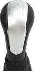 Gear Shift Knob Cover Kit, Manual Gear Stick Shift Knob Black PU Cover Compatible with Chevy Spark...