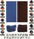Headband Neck Gaiter Head Wrap Headwear Face Mask Magic Scarf Bandana for Men and Women...