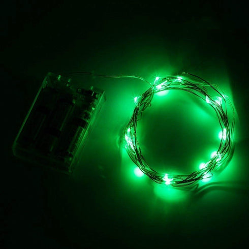 ANJAYLIA Green Fairy Lights, 16.5Ft/5M 50leds Led String Lights St. Patrick's Day Decorations Lights(Green)...