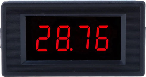 Mini Digital DC Voltmeter, 79x43x24 mm 4 Digit Voltage Tester Meter with Red LED Display Panel for Measure Various Battery Voltages(DC 500mV/1V/2V...