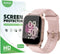 Screen Protector Compatible for TOOBUR Smart Watch 2.01 (6 Pack) Full Coverage Clear TPU Soft Film, For IDW17 Smartwatch Protective Film...