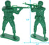GiftExpress 12pc 5" Large Green Army Men, US Military Soldiers, Action Figure Set...