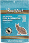 Real Meat, Air-Dried Jerky Treats, Free-Range, All-Natural Fish & Venison Cat Treats 3oz...