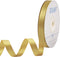 3/8 Inch Double Face Satin Ribbon Gold Ribbon for Gift Wrapping Hair Bows Making Chair Sash Valentine's Day Wedding Birthday Party Invitation Deco...