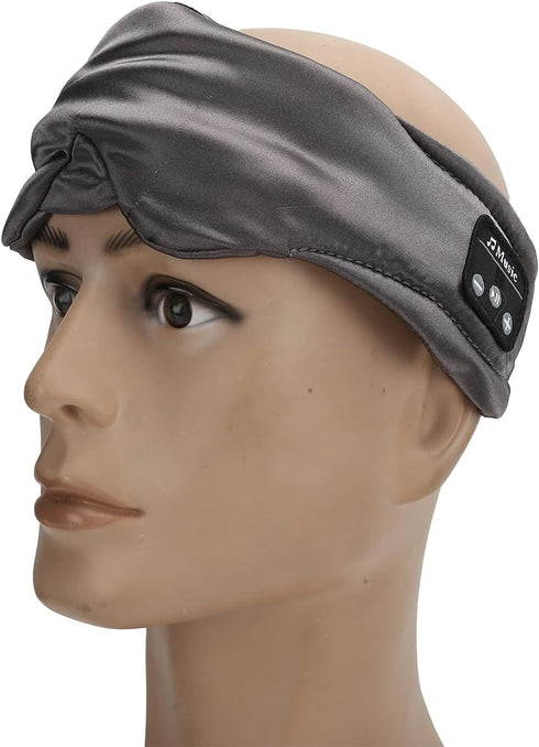 Silk 5.0 Eye Mask,Sleep Headphones, Handsfree Music Blackout Eye Cover,Builtin Speaker and Microphone,Sleeping Blindfold Mask for Men Women Office...