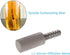 YOUHO 2PCS 0.5 Micron Diffusion Stone Stainless Steel Aeration Stone Carbonating Stone with 1/4" Barb for Homebrew Wine Beer Soda Air Stone...