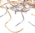 Beadthoven 40pcs Earrings Links Connectors Stainless Steel Tassel Pendants Golden Twisted Curved Connectors Bracelet Connectors Jewelry Making Fin...