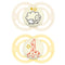 MAM Perfect Night Baby Pacifier, Patented Nipple, Glows in The Dark, 2 Pack, 6+ Months, Unisex...
