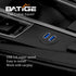 BATIGE 2 Ports Dual USB 3.0 Male to USB 3.0 Female AUX Flush Mount Car Mount Extension Cable for Car Truck Boat Motorcycle Dashboard Panel 1ft...