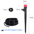 50 Pcs Drip Irrigation Emitters with Lock, Adjustable 360 Degree Water Flow Irrigation Drippers for 1/4 inch Tubing, Garden Irrigation Sprayers fo...