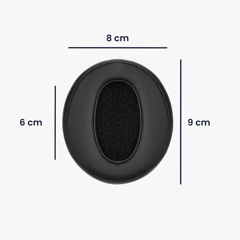 kwmobile Ear Pads Compatible with Sennheiser HD450BT / HD350BT Earpads - 2X Replacement for Headphones - Black...