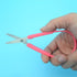 Squeeze Scissors, Lefty Support Loop Scissors for Toddlers?8 Inch Adaptive Design Preschool Training Scissors (3, Green+Pink+Yellow)...