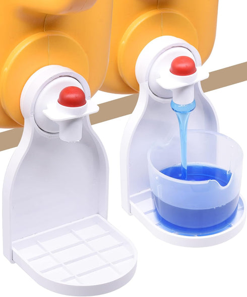 Laundry Detergent Cup Holder, Drip Tray Catcher for Laundry Fabric Softener, No more mess and drips...