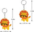 24 Pack Lion Keychains Safari Animal Keychains for Lion Themed Party Favors, Jungle Safari Party Favors, Birthday Party Bag Fillers, School Carniv...