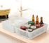Plastic Storage Trays Baskets/Organizing Baskets, 13.2 Inches x 9.6 Inches x 3.6 Inches, Set of 6 (White)...