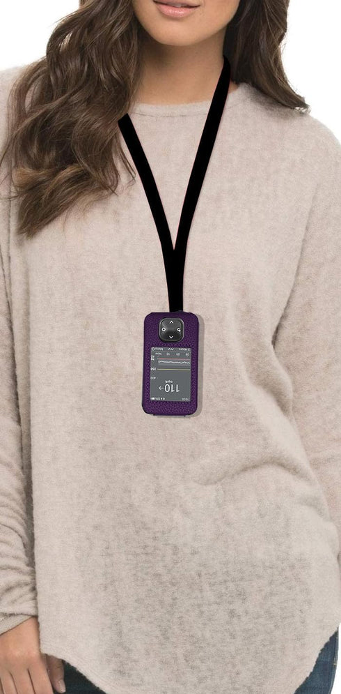 Fitted Leather Case W/Screen Protector (Lanyard Included) for Dexcom G7 / G6 Receiver (Purple)...