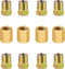 Tnisesm 12Pcs 7/16"-24 Threads Brake Line Fittings Assortment For 1/4" Brake Line Tube(4 Unions, 8 Nuts)...