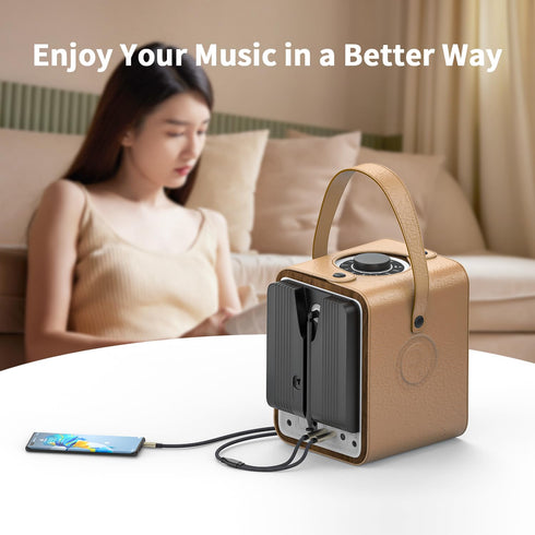 3.5mm 1/8 TRS to Dual 6.35mm 1/4 TS Mono Breakout Cable Y Splitter Stereo Cord Adapter Compatible with iPhone, iPod, Computer Sound Card, CD Playe...