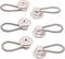Button Extender for Shirts Men Collar Extender Neck Extenders 1/2” Size Expansion for Dress Shirt Suits Pants, Silver 6pcs...