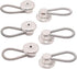 Button Extender for Shirts Men Collar Extender Neck Extenders 1/2” Size Expansion for Dress Shirt Suits Pants, Silver 6pcs...