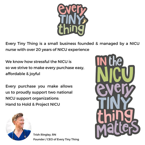 NICU Photo Cards from Every Tiny Thing - Celebrate The Special Milestone Moments in The Neonatal Intensive Care Unit...