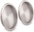 HOMOTEK Closet Door Finger Pull 2-1/8”, Easy Snap in Installation, Satin Nickel Finish, No Nail Require, Fits a 5/16”Depth x 2-1/8" Diameter Openi...