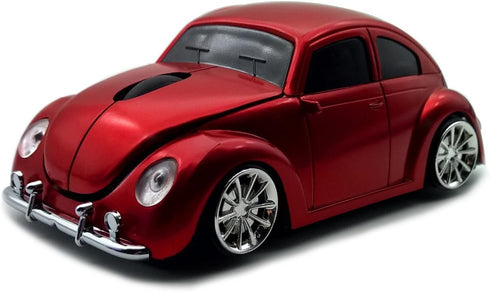 Wireless Mouse, TDRTECH Cool Sports Car Shaped Mouse 2.4GHz Optical Gaming Mouse for Computer PC Notebook Laptop-Red...