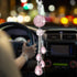 OTOSTAR Bling Crystal Ball and Drops Car Hanging Accessories, Car Rear View Mirror Pendant Charms Interior Sun Catcher Ornament, Bling Car Accesso...