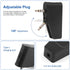 Bluetooth 5.3 Adapter for Wireless/Wired Headphones, 2 in 1 Airplane Bluetooth Adapter with 3.5mm Aux Jack Compatible with Airplane/Home TV/Gym/Bo...