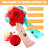 Dog Snuffle Ball-Interactive Puzzle Dog Toys Encourage Natural Foraging Skills Slow Feeder for Training and Stress Relief, Cloth Strip Hiding Food...