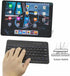 FLY WAY Portable Wireless Bluetooth 3.0 Keyboard,Ultra-Slim Mini Keypad 78 Keys Rechargeable Bluetooth Keyboard for iOS Android Windows Tablets an...