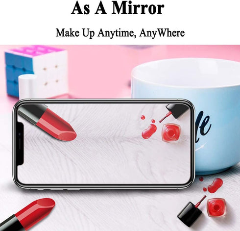 2 Pack?Mirror Effect?Ip X Xs Screen Protector Compatible With Apple iPhone X S Tempered Glass I Phone 10 Sx 10xs 10s Film Ix Ixs Xphone Protection...