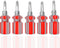 5 Pcs Stubby Magnetic Screwdriver with Phillips Head and Flat Head, 2-in-1 Cross-Head Flathead Interchangeable Bit Tool for Dismantle and Repair...