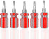 5 Pcs Stubby Magnetic Screwdriver with Phillips Head and Flat Head, 2-in-1 Cross-Head Flathead Interchangeable Bit Tool for Dismantle and Repair...