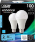 Feit Electric A19 100W Equivalent LED Light Bulbs, Dimmable, 5000k Daylight, 1600 Lumens, 22 Year Lifetime, E26 Base, CRI 90, UL Listed, Damp Rate...