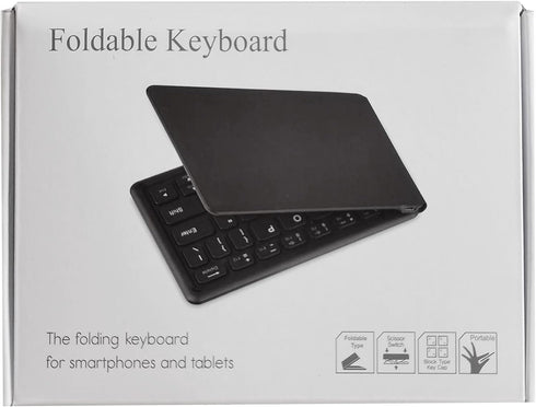 MoKo Foldable Bluetooth Keyboard, Ultra-Thin Folding Rechargeable Keyboard, Portable Wireless Keyboard for Laptop iPhone iPad, Compatible with all...