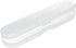 Cosmos Clear Color Pack of 3 Mini Craft Pencil Container Case Box Storage Containers Box, Snap Closure for Pen, Pencils, Office Supplies, Markup B...