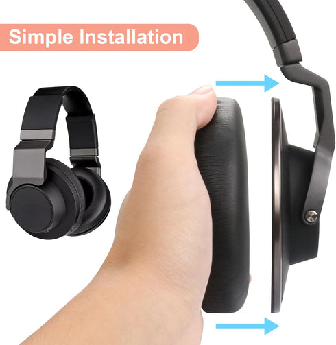 K550 Replacement Ear Pads+Headband Compatible with Akg k550 Ear Cushions Cover k551 Earpads k553 Headphones Memory Foam Ear Pads......